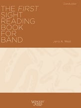 The First Sight-Reading Book for Band Score band method book cover